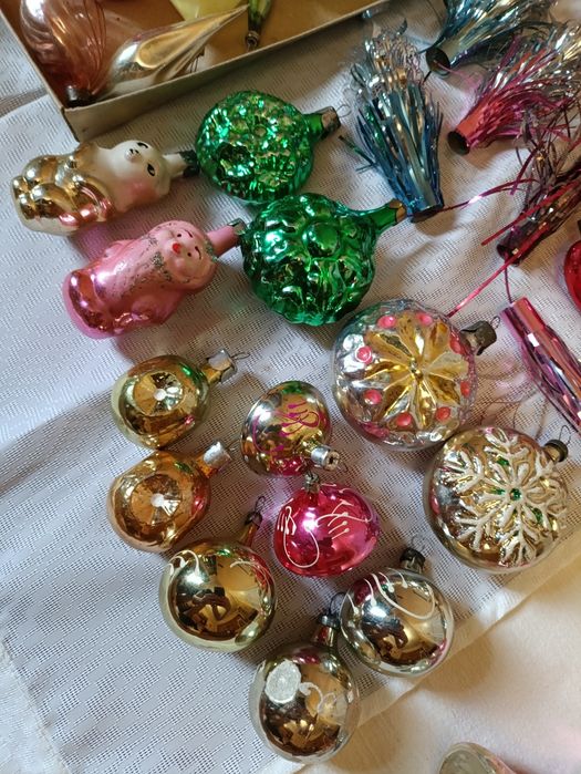 Новогодние игрушки гирлянда дождик 400гр