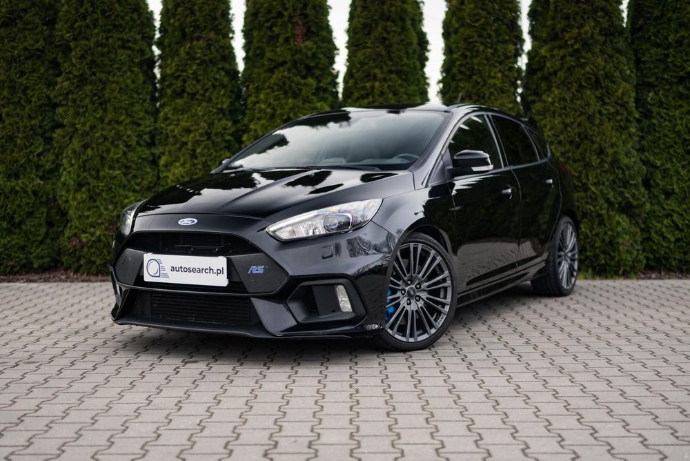 Ford Focus RS, FV23%, Fotele kubełkowe RECARO, SalonPL, II Wł., Bezwypadkowy, ASO