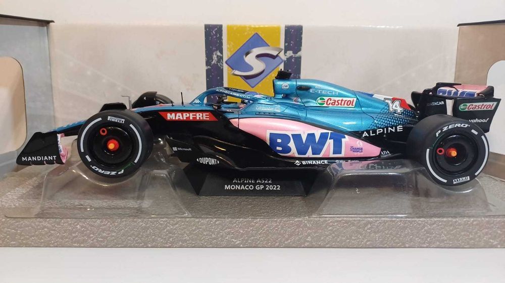 1/18 Renault Alpine A522 Monaco GP 2022 - Solido