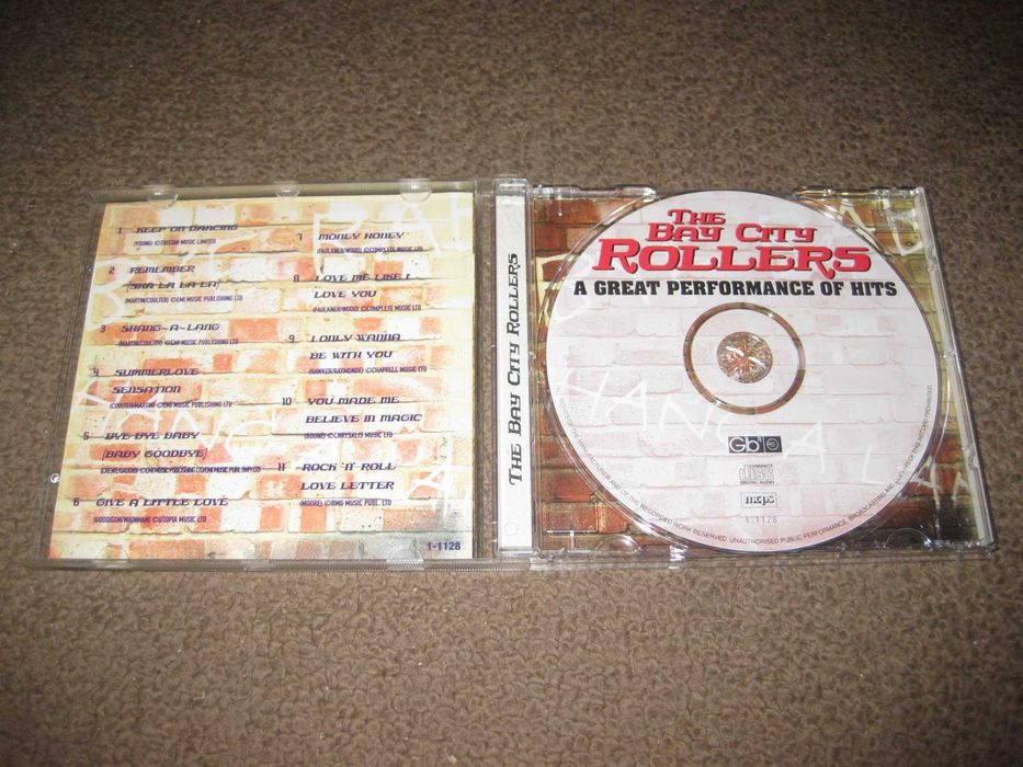 CD The Bay City Rollers "A Great Performance Of Hits" Portes Grátis!