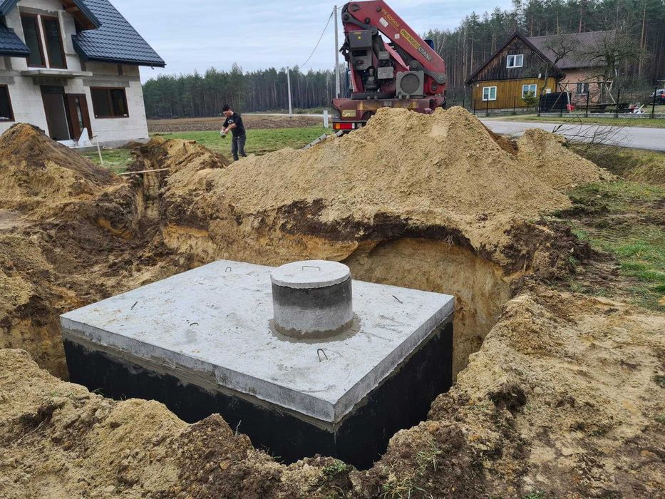 Szambo z Montażem Zbiornik Betonowy Piwnica Ogrodowa 10m3 Pomorskie