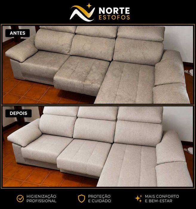 Limpeza, Desinfeção e Impermeabilização Profissional de Estofos |  Guimarães - Norte Estofos
