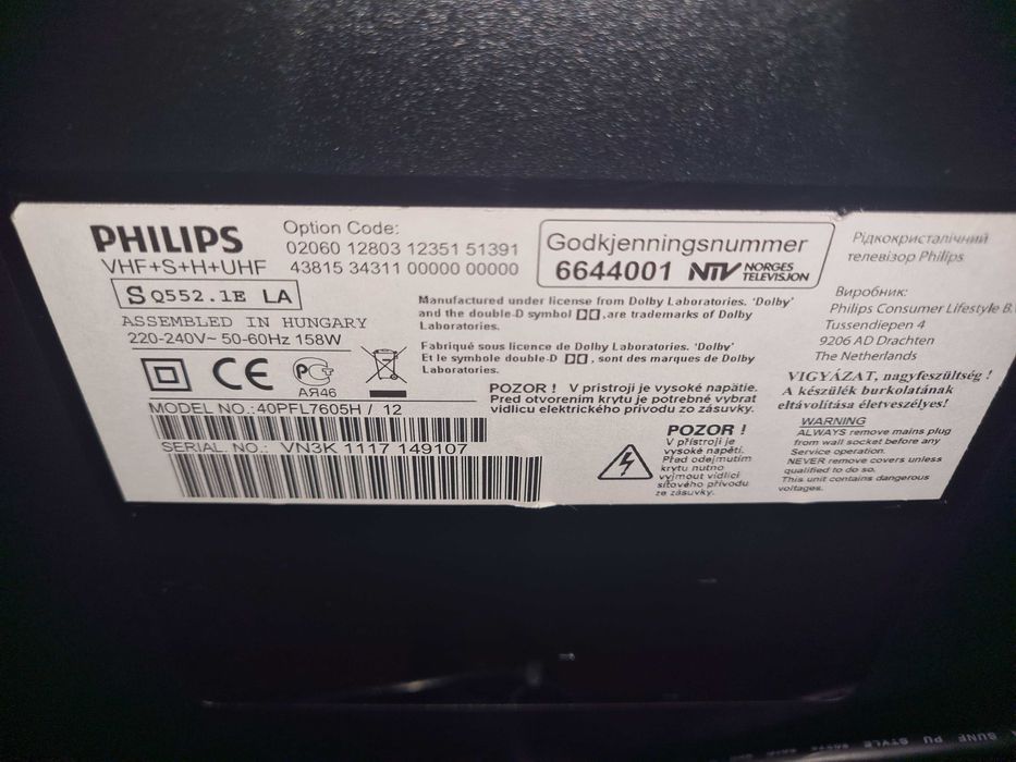 Tv Philips 40 polegadas com Ambilight