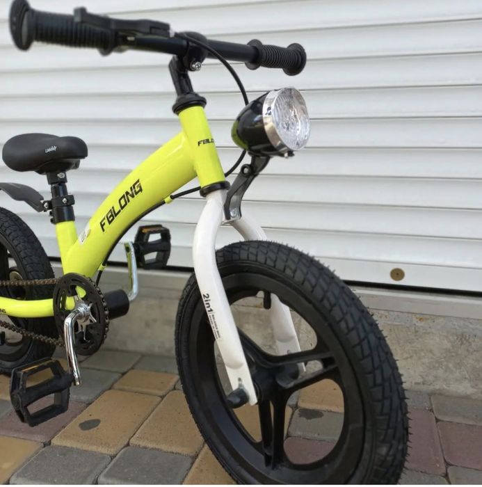 Закінчується Велосипед беговел 2 в 1 на 12,14,16"