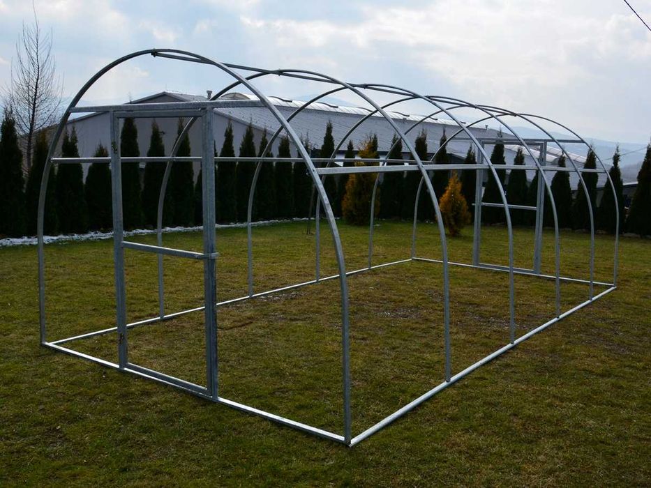 SZKLARNIA 18m2 - tunel pod folię - Ocynkowany Mocny - Cała POLSKA