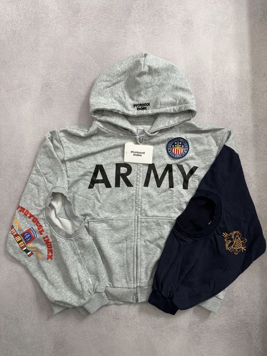 Project G/R Protocol Index Reconstructed Zip Hoodie