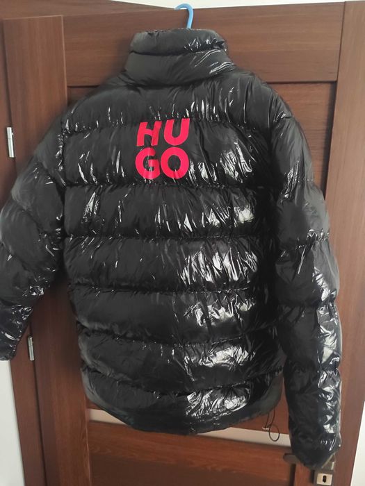 Nowa śliczna kurtka męska xl Hugo Boss lakierowana zimowa