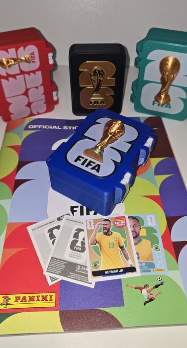 Caixa 3D personalizada c/ separador Mundial 2026