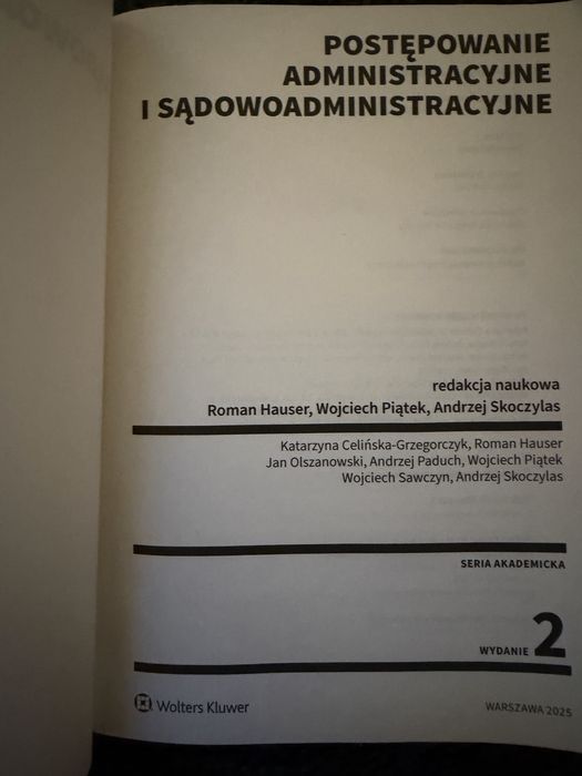 Postępowanie administracyjne i sądowoadministracyjne