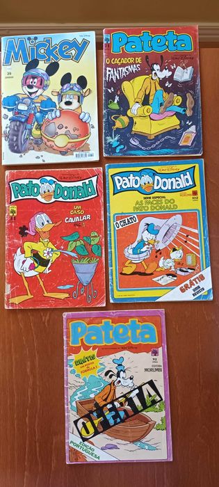 6 BD's Walt Disney + 1 Krostons (anos 80 e 90)