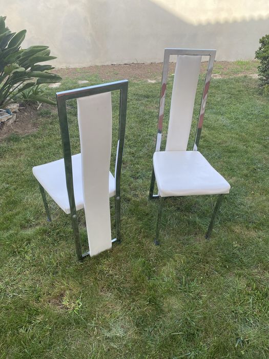 4 cadeiras brancas mesa jantar