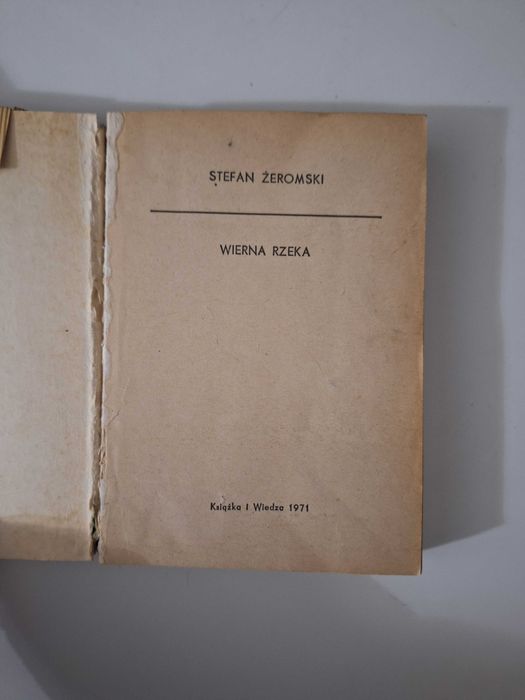 Wiena rzeka Stefan Żeromski