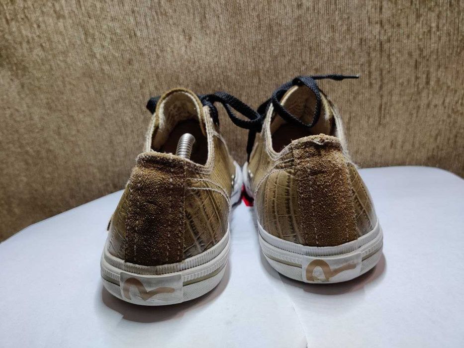 Винтажные кеды кроссовки японского бренда одежды evisu