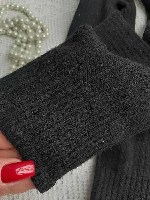 Трикотаж! гольфи в рубчик підколінки теплы зимові панчохи