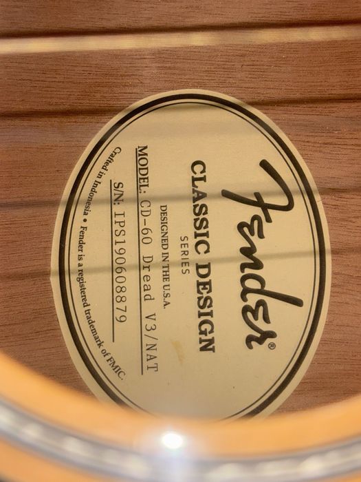 Gitara Fender CD-60