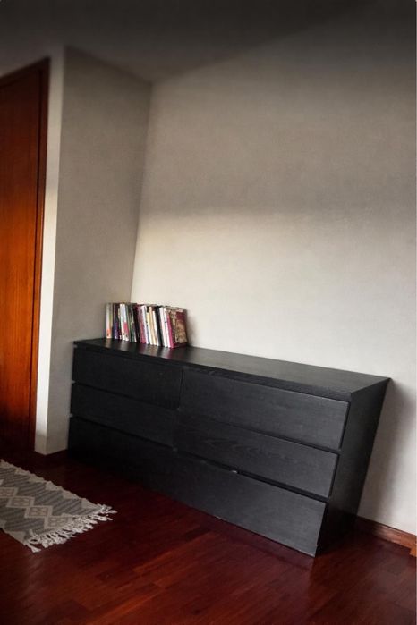 cómoda c/6 gavetas, pret-cast 160x78 cm