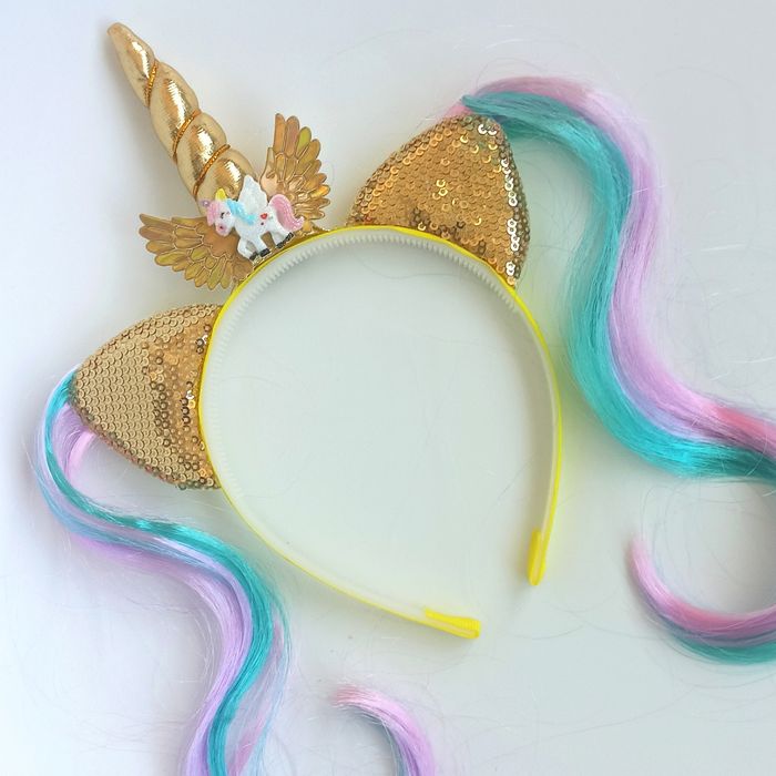 Дитячі резинки для волосся що світяться светящиеся обруч єдинорог