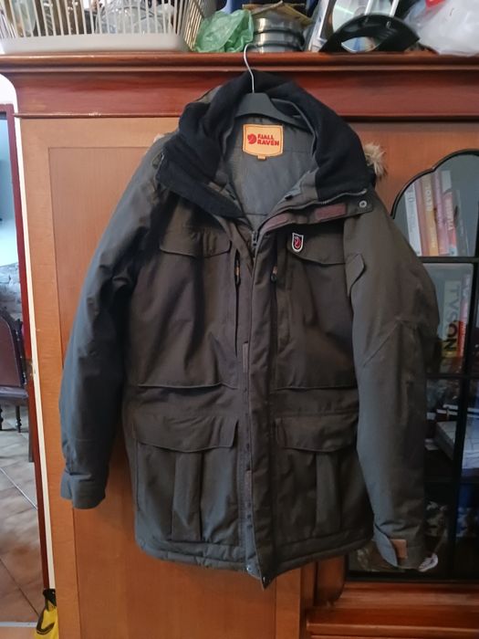 Parka Fjall Raven koloru khaki