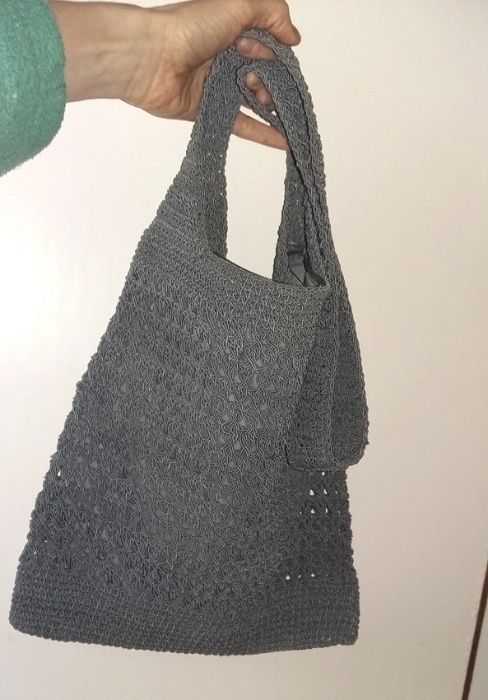 makrama elegancka pleciona torebka
