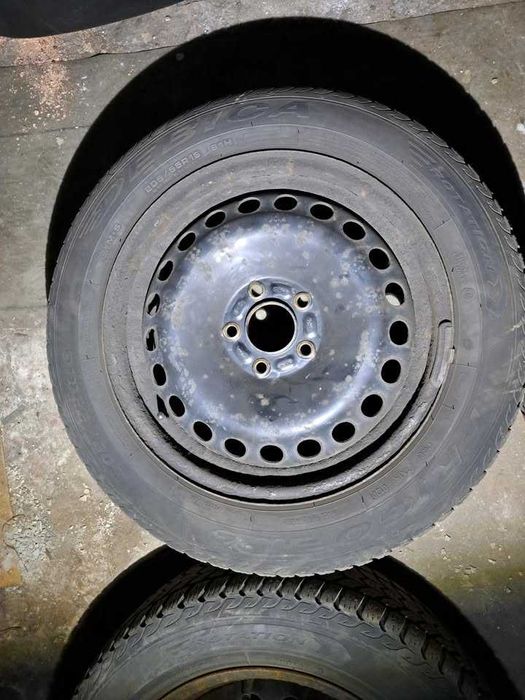 4 koła Ford Dębica Frigo HP 2 + kołpaki Ford + czujniki ciśnienia TPMS