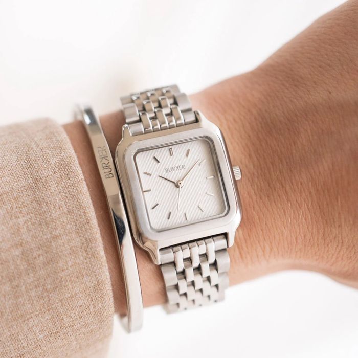 Годинник жіночий  BURKER  Macy Silver  White