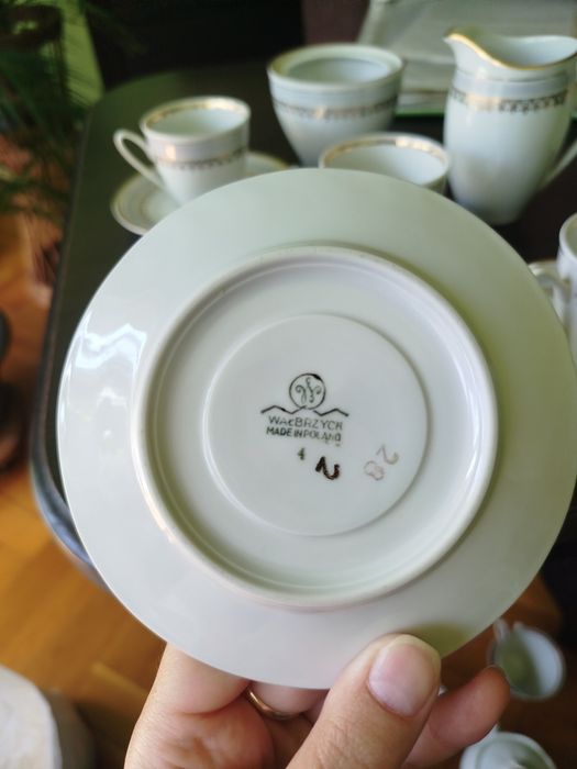 Porcelanowy serwis kawowy z Włocławka