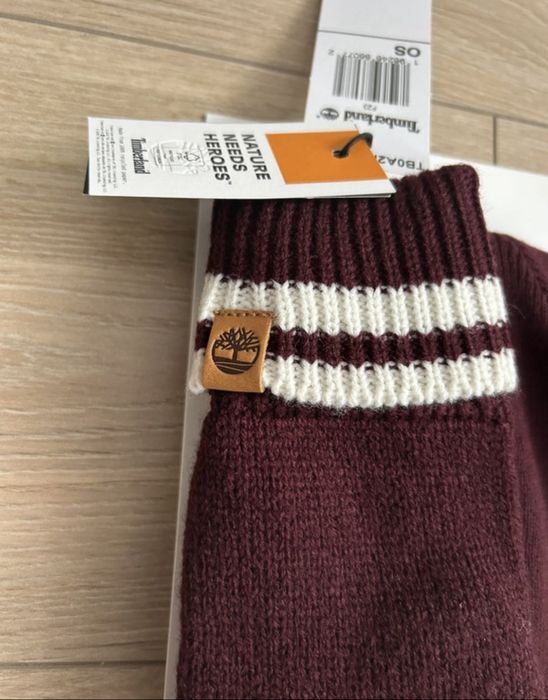 Nowy komplet czapka + rękawiczki Timberland