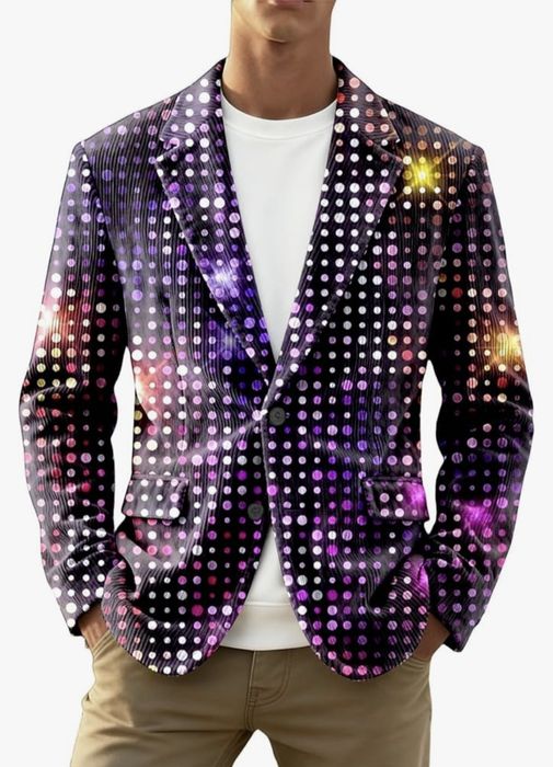 Nowa! Marynarka disco lata 70 80 90 przebranie