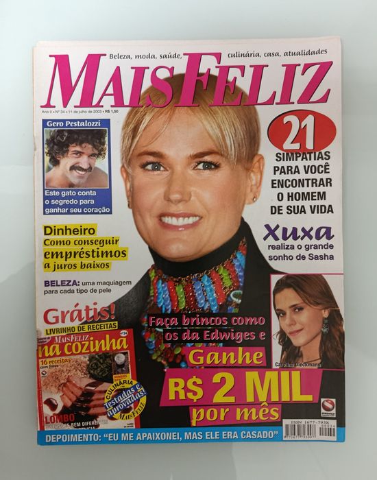 REVISTAS : Contigo, Minha Novela, Ti Ti Ti, Quem, Mais Feliz