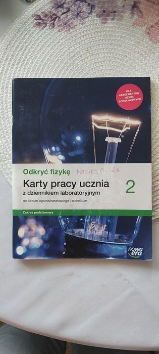 Odkryć fizykę karty pracy ucznia klasy 2