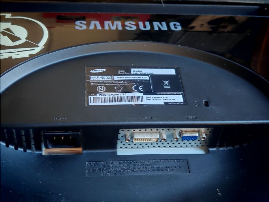 Monitor Samsung 22