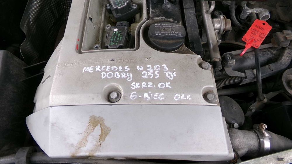 Maj66 Silnik kompletny mercedes w203 2.0 130km wysyłka gwarancja