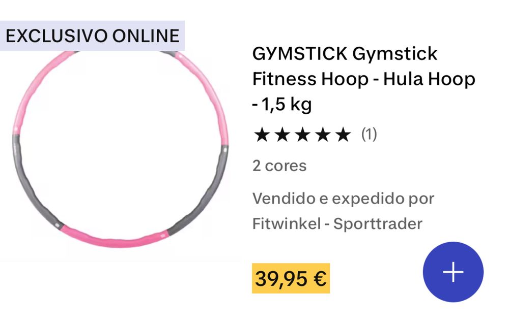 Fitness hoop reifen 1,5 kg