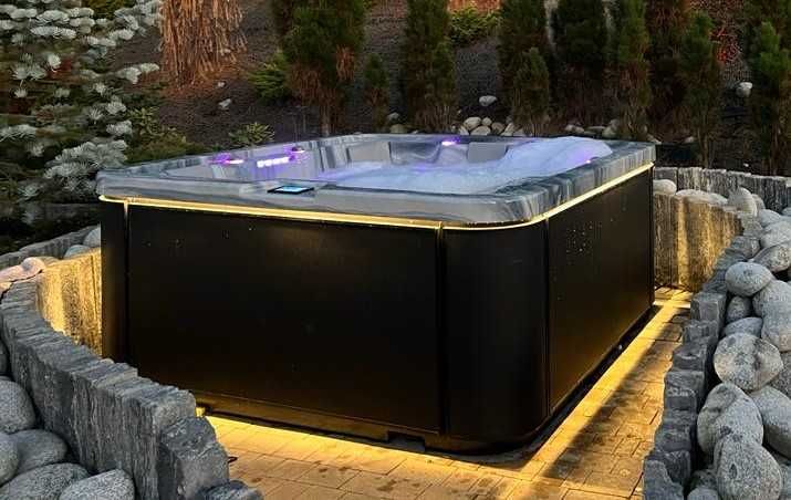 Wanna Jacuzzi Viskan Aspero – Luksusowy hydromasaż dla 6 osób, 40 dysz