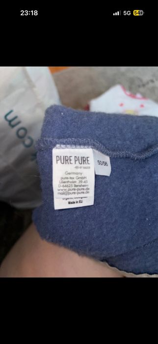 Kombinezon Purepure 50/56 Merino