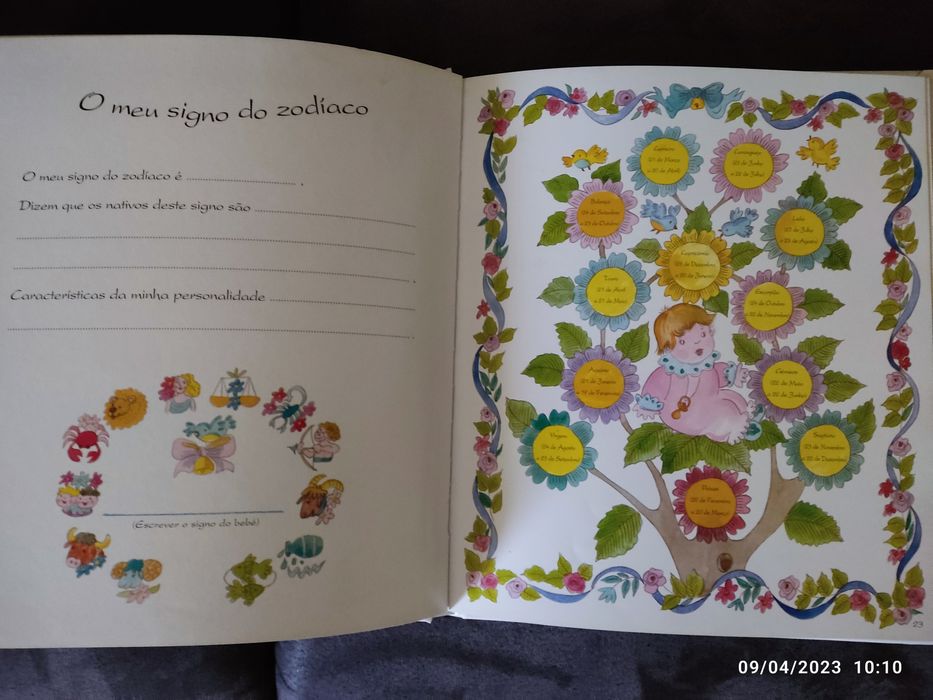 O meu bebê. Faça a sua historia