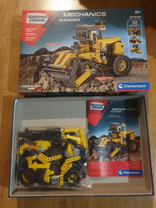 Naukowa zabawa Mechanics Buldożer Clementoni