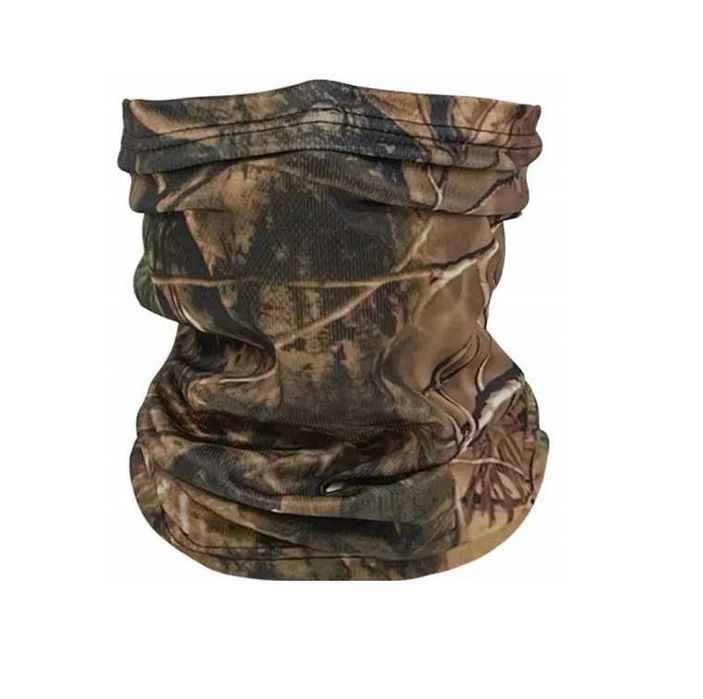 Chusta myśliwska na szyję kamuflaż Real Tree liście