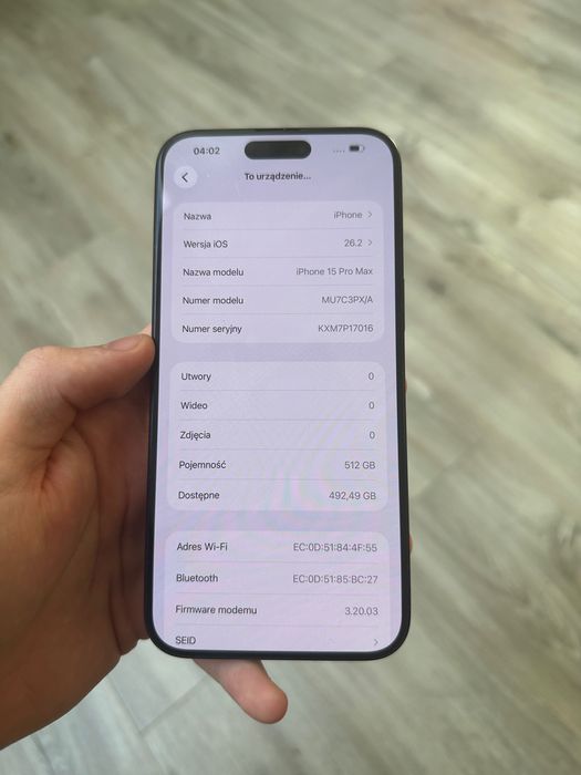 iPhone 15 PRO MAX 512GB