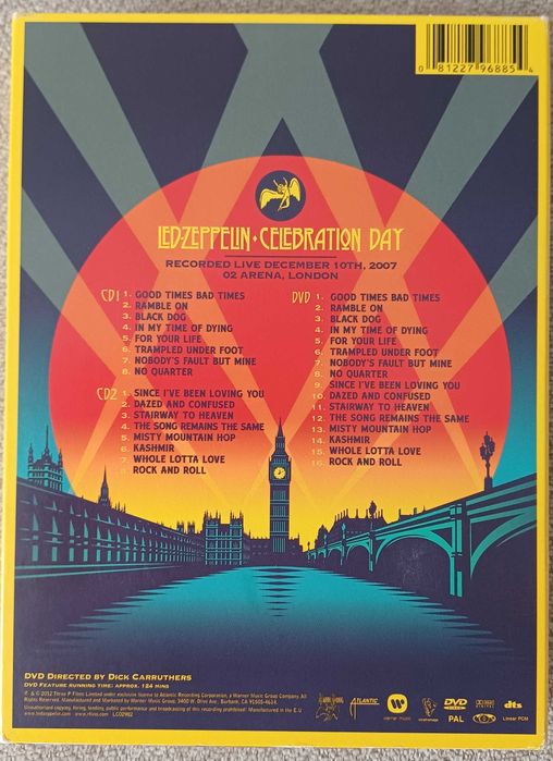 Led Zeppelin: "Celebration Day", DVD+2CD, EX+/NM