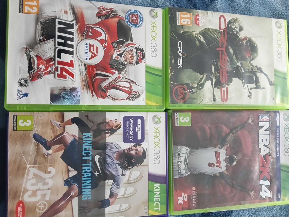 Gry NBA NHL -xbox