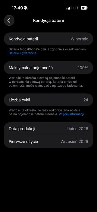 Iphone 18 pro 256 burgund plus ładowarka etui gratis.