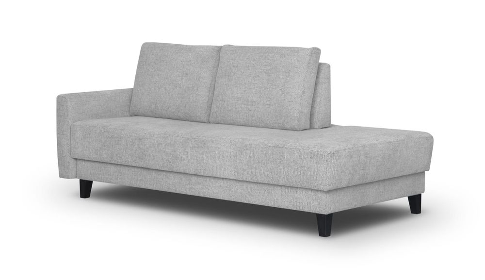 Sofa z funkcją  spania  ruchome oparcie szara - od ręki
