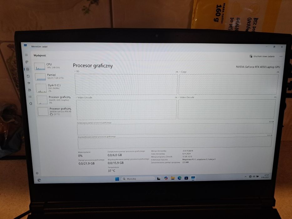 Laptop gamingowy MSI