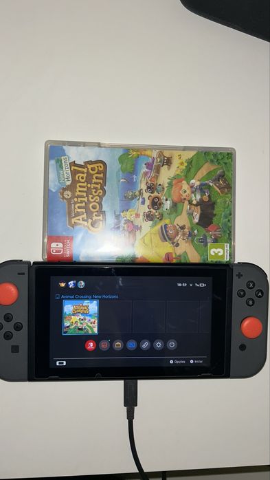Nintendo switch cinza