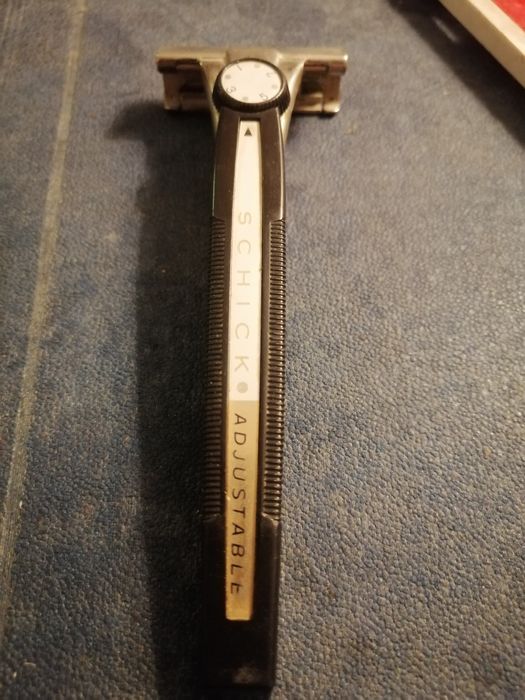 Máquina barbear vintage Schick Adjustable