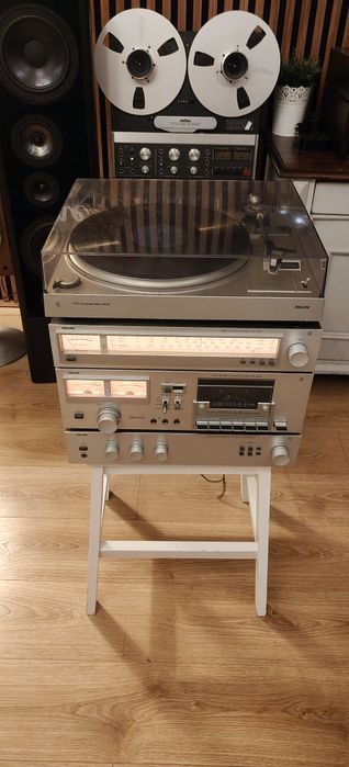 Wieża Vintage PHILIPS z Gramofonem.