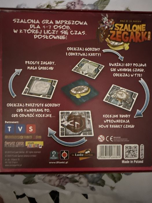 Szalone zegarki gra planszowa