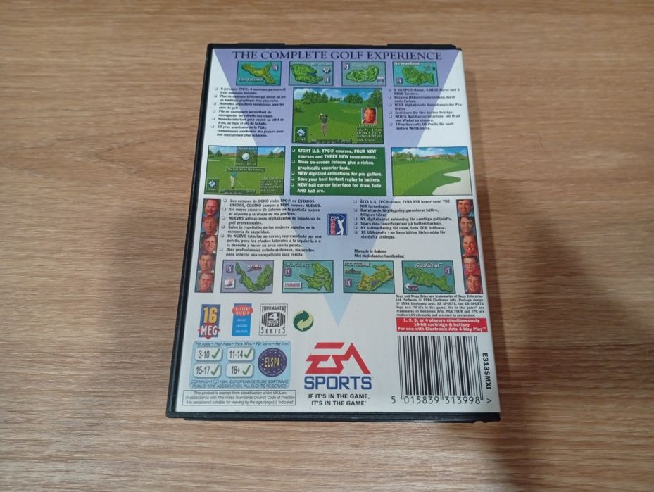 PGA Tour Golf III Sega Mega Drive Completo