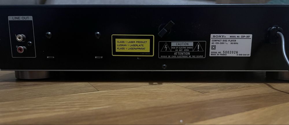 Odtwarzacz CD Sony CDP 397